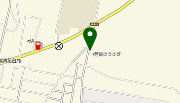 芳賀のうさぎの地図画像