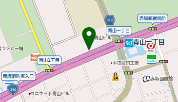 アストンマーティン青山ハウスの地図画像