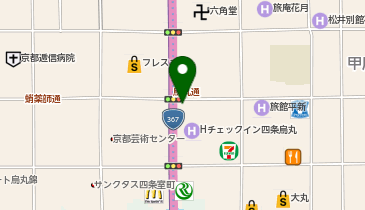 ビッグムーン京都の地図画像