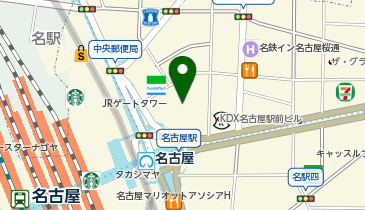 十六銀行ATM 大名古屋ビルヂング店の地図画像