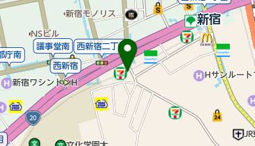 エスト新宿ビルの地図画像