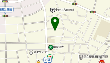 中野区認可保育園 なかよしの森保育園の地図画像