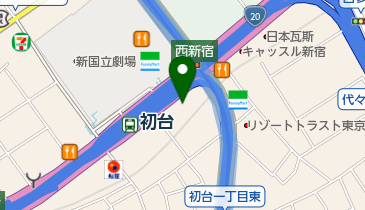 小田急西新宿ビルの地図画像