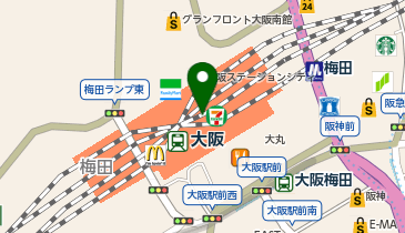 時空の広場の地図画像