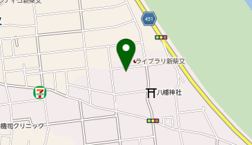 ライブラリ新柴又の地図画像