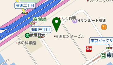 有明センタービルの地図画像