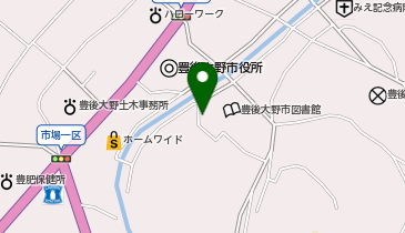 豊後大野市資料館の地図画像