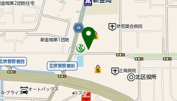 THREEPPY(スリーピー) イオンそよら新金岡店の地図画像