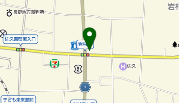 餃子の雪松 佐久店の地図画像