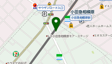 鶏笑 小田急相模原店の地図画像