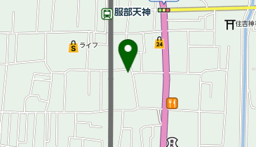 肉魚地酒 やすおかの地図画像