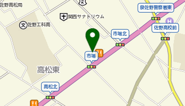 ココイロカフェ 泉佐野店の地図画像