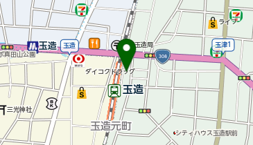 BURGERLION MEAT CRUSADERS(バーガリオン ミート クルセイダース)の地図画像