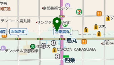 アーバンネット四条烏丸ビルの地図画像