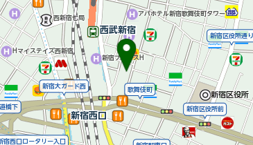 新宿浪花酒場の地図画像