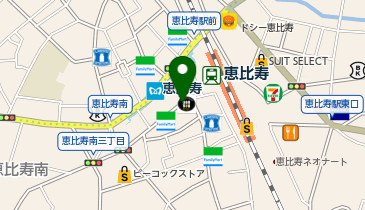 恵比寿 LambU(ラムユー)の地図画像
