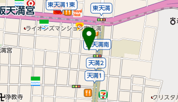 アーバンエース東天満ビルの地図画像