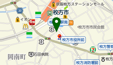 アーバンエース枚方ビルの地図画像