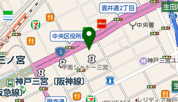 アーバンエース三宮ビルの地図画像