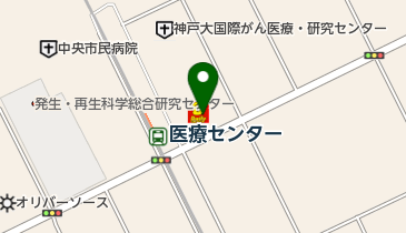 神戸キメックセンタービルの地図画像