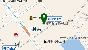 西神南センタービルの地図画像