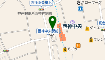 西神センタービルの地図画像
