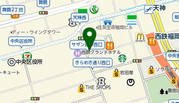 じゃんぱら 福岡天神店の地図画像