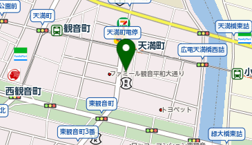 からあげとりいち 広島観音店の地図画像