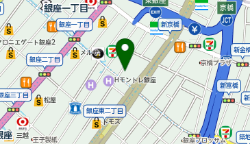 BoothIn(ブースイン)銀座の地図画像