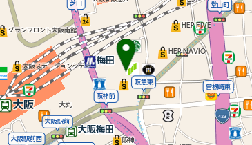 BEAUTRIUM Hankyu Umeda Honten(ビュートリアム ハンキュウ ウメダ ホンテン)の地図画像