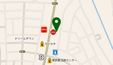 高根沢町 上下水道事務所の地図画像