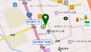 アフロートネイルスクール 埼玉大宮校の地図画像