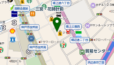 アフロートネイルスクール 神戸三宮校の地図画像
