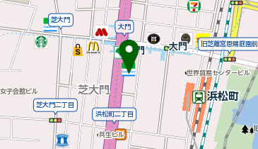 グラン 大門メディカルクリニック院の地図画像