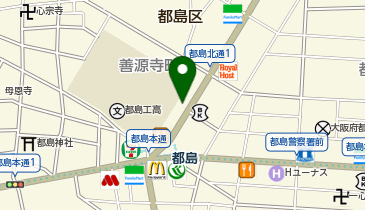 理容PLAZA(プラザ) 都島店の地図画像