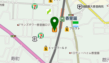 理容PLAZA(プラザ) 香里駅前店の地図画像