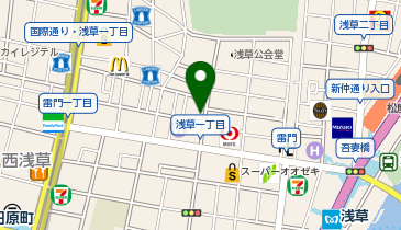 URBAN CLASSIC PILATES(アーバン クラシック ピラティス) 浅草の地図画像