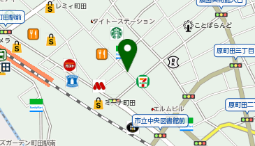 スマイルヘアー 町田店の地図画像
