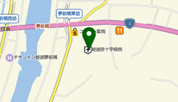 然の膳 姫路赤十字病院店の地図画像