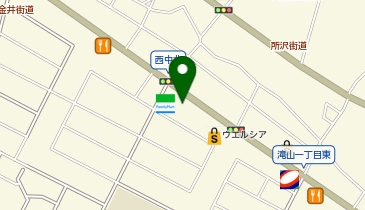 餃子の雪松 東久留米店の地図画像