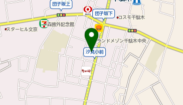 目黒ぎょうざ 宝舞 千駄木店の地図画像