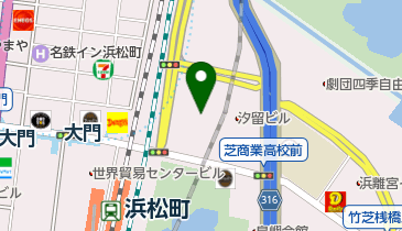 汐留芝離宮ビルディングの地図画像