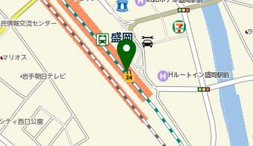 鮨かぐら 盛岡駅ビルフェザン店の地図画像