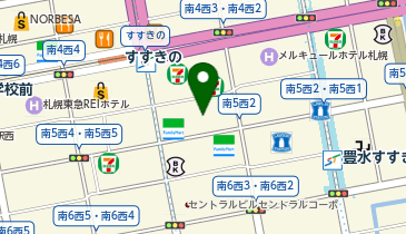 ススキノ ビアテラスの地図画像