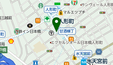 日土地人形町ビルの地図画像