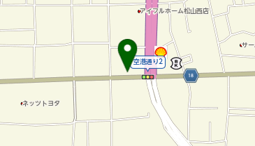 福まん家 松山空港通り店の地図画像