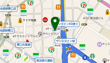 羽田市場食堂 池袋サンシャイン60通り店の地図画像