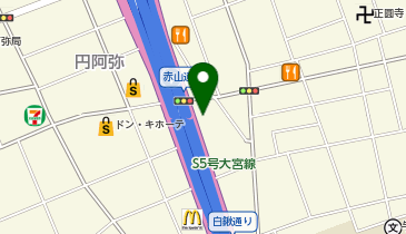 プレミアムカルビ 与野店の地図画像