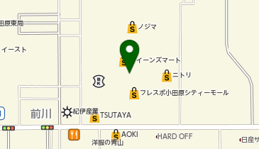 バラエティショップ オリンピア フレスポ小田原シティーモール店の地図画像