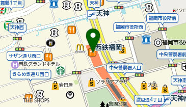 餃子屋 弐ノ弐 ソラリアステージ店の地図画像